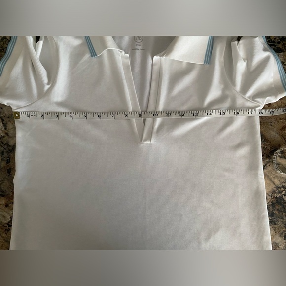 Addison Bay Easy Polo Dress - White, Size Small (Tennis/Golf/Pickleball) - Picture 6 of 6